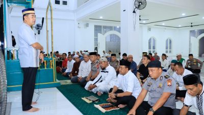 Subuh Keliling di Masjid Nurul Fatah Bastiong, Kapolda Maluku Utara: Jaga Persaudaraan dan Keamanan